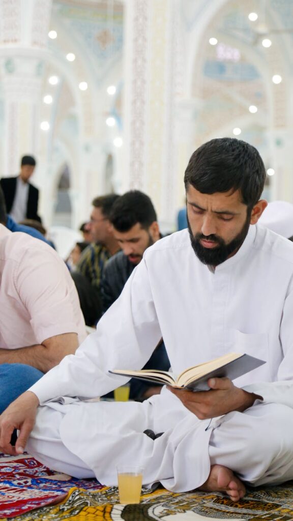 Man During a Prayer